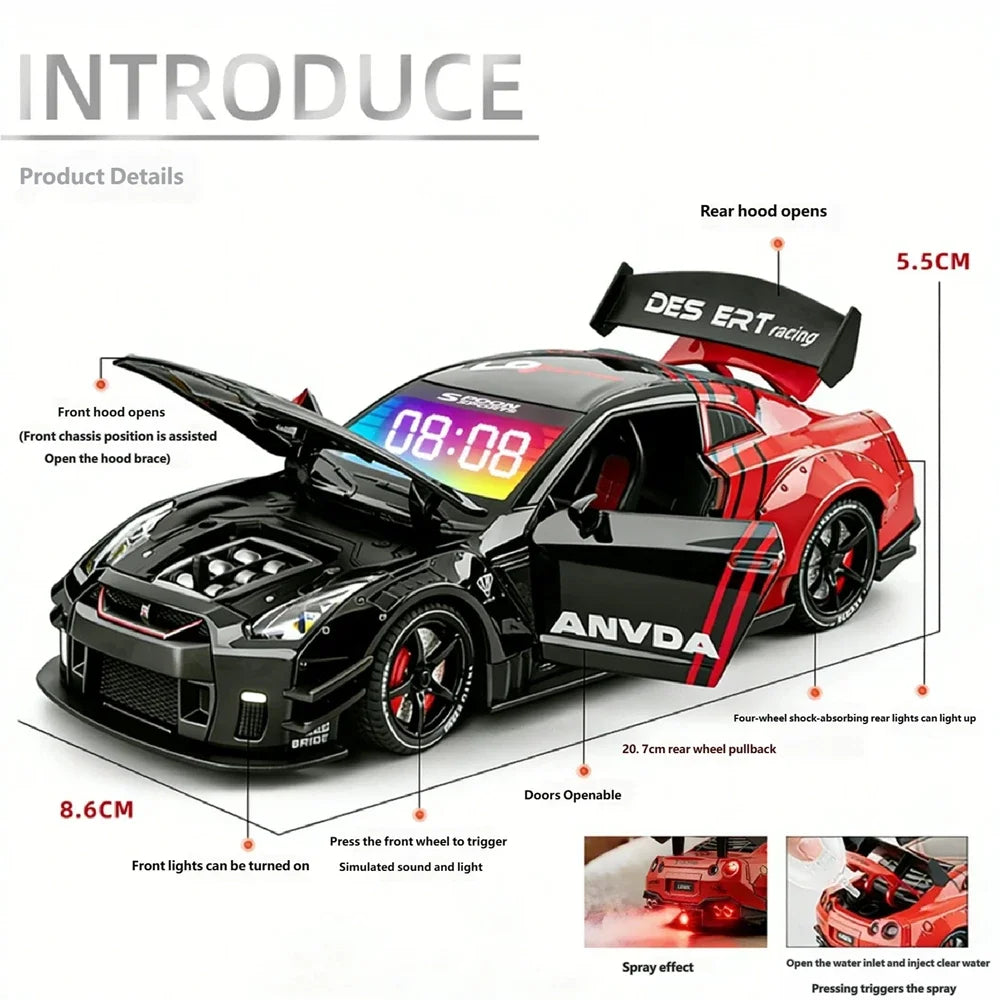 Nissan GT-R Alarm Clock